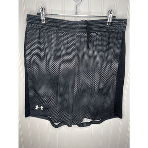 Men's Under Armour Shorts Black White LG
